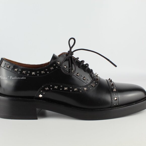 Valentino Garavani Women's Gentleglam Studded Wingtip Oxford - Office to Weekend - Picture 5 of 16